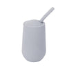 EzPz Happy Cup + Straw Training System for Toddlers - Pewter - Dezine Kids