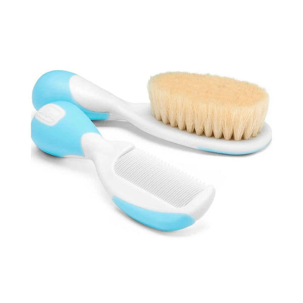 Chicco Hair Brush And Comb Set - Blue