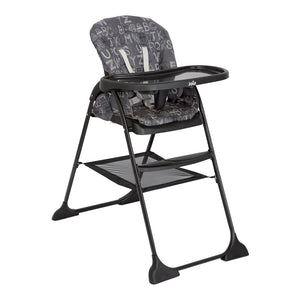 Joie High Chair Mimzy Snacker, Birth to 15 kg - ABC Charcoal