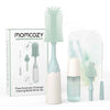 Momcozy Push Press Bottle Brush Kit, Press Bubble Design, 360° Cleaning - Green