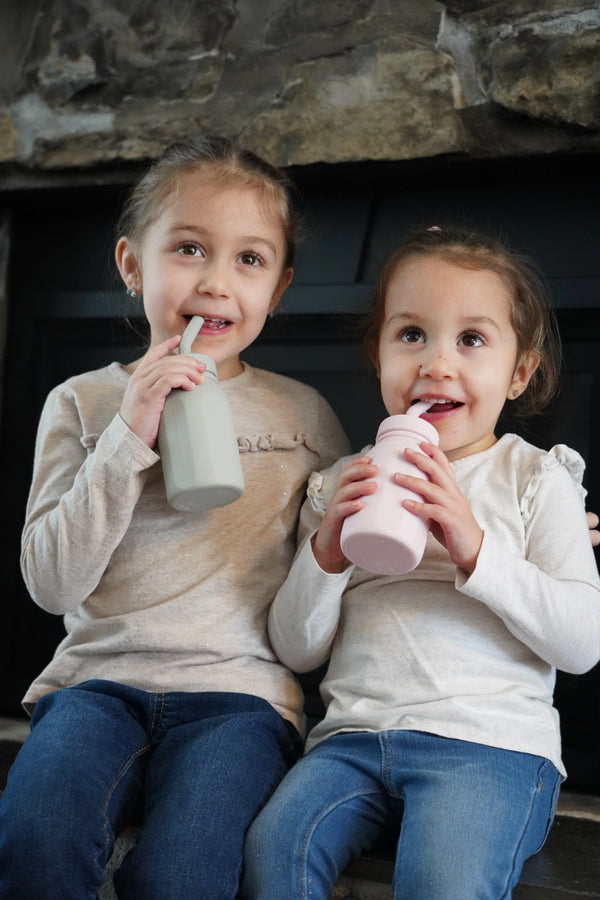 Silicone Water Bottle - Grey