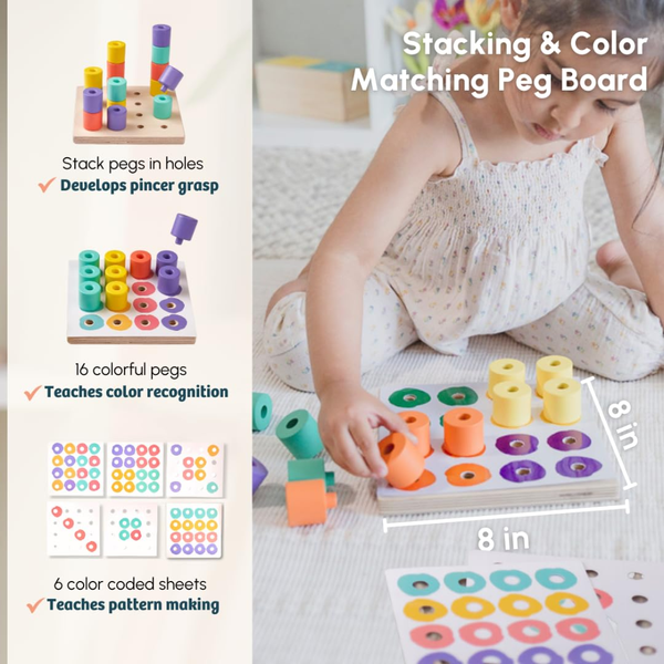 Curious Cub Montessori Wooden Play & Learning Activity Kit - Level 9 (19+M) - Dezine Kids