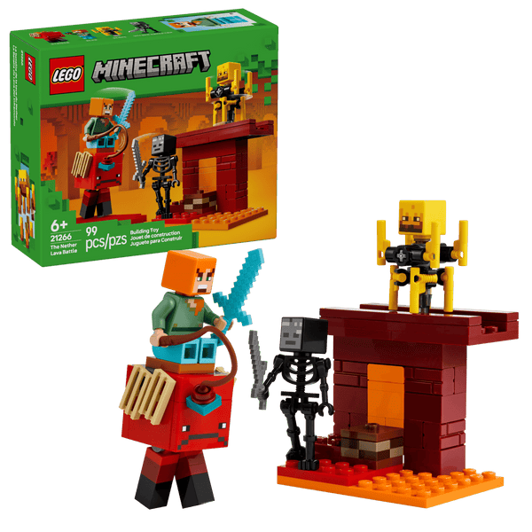 Lego Minecraft The Nether Lava Battle Gamer Toy for Kids - Dezine Kids