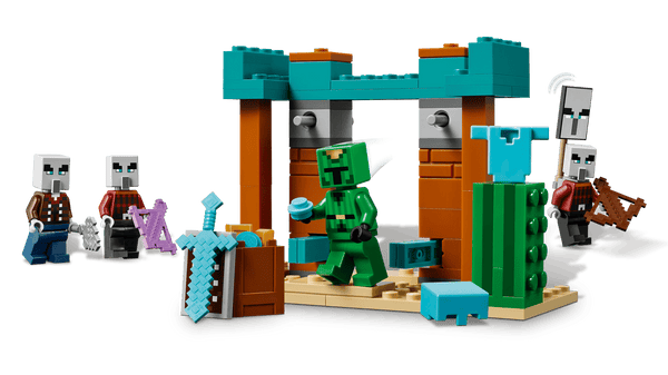 Lego Minecraft The Illager Desert Patrol Gaming Kit for Kids - Dezine Kids