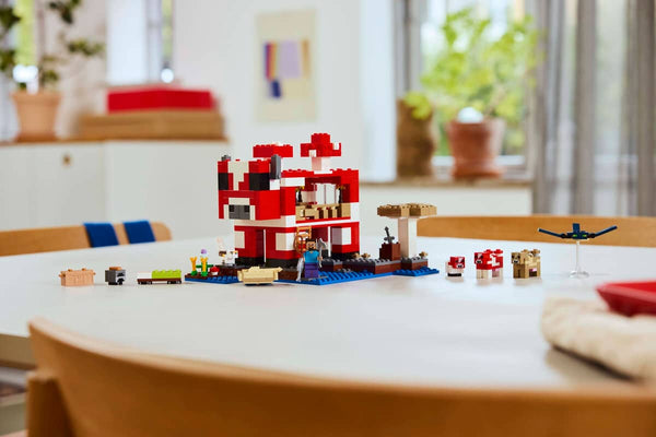 Lego Minecraft The Mooshroom House Island Gamer Kit Toy for Kids - Dezine Kids