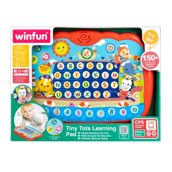 Winfun Tiny Tots Learning Pad3 Interactive Modes Educational Toy - Dezine Kids