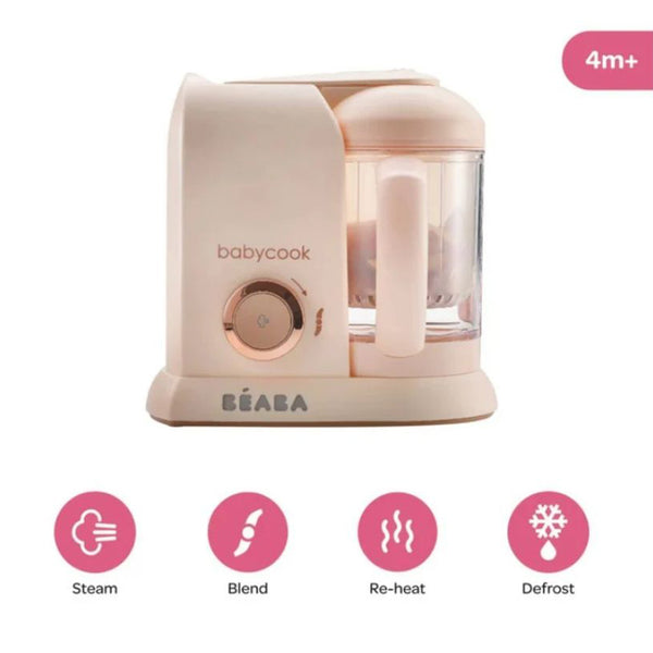 Beaba Babycook Solo 4 In 1 Food Processor - Rose Gold
