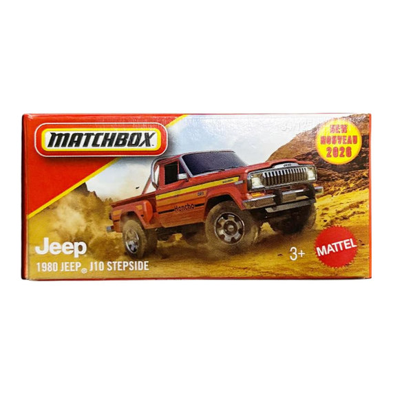 Hot Wheels 2025 Match Box 1980 Jeep J10 Stepside
