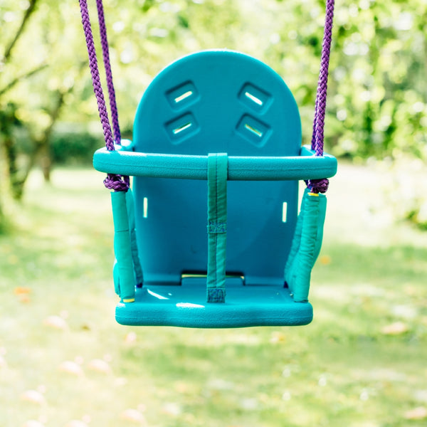 Plum Metal 2-In-1 Swing Set