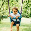 Plum Metal 2-In-1 Swing Set
