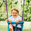 Plum Metal 2-In-1 Swing Set