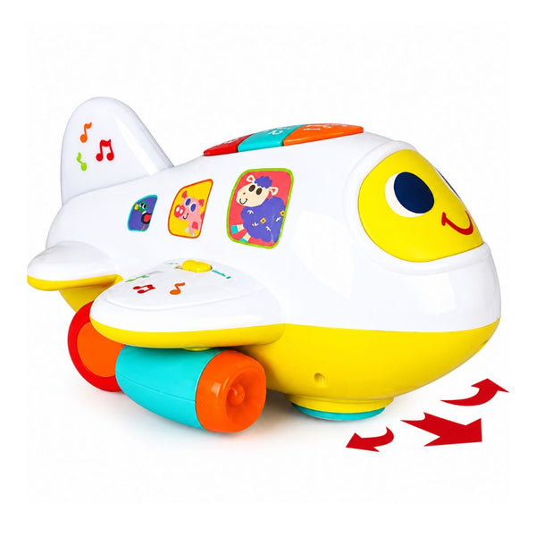 Hola Bump 'n Go Early Learning Plane Toy - Dezine Kids