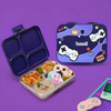 Basil 4 Compartment Stainless Steel Lunchbox with Plastic Lid - Pixel Rush