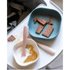 Beaba 1st Stage Silicone Spoon with Ultra Soft Tip, Gum Friendly, Ergonomic Handles, Set of 2 - Cotton Candy/Marshmallow