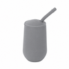 EzPz Happy Cup + Straw Training System for Toddlers - Grey - Dezine Kids