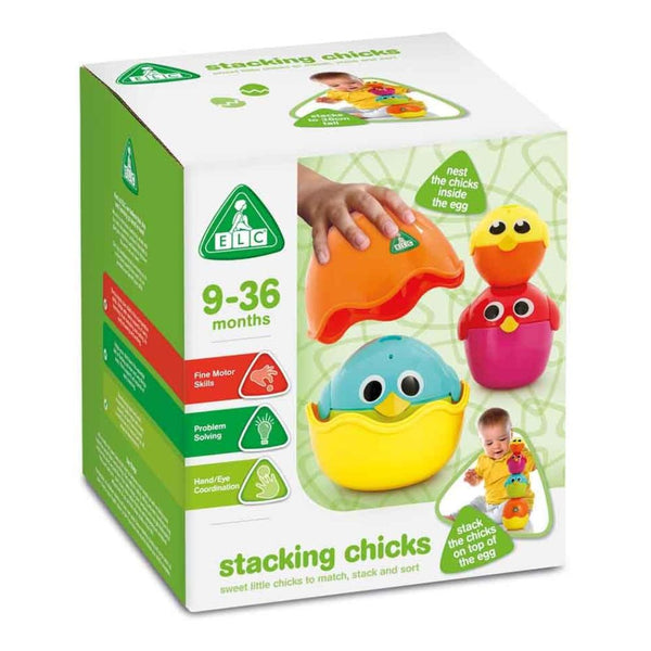 Elc Stacking Chicks Multicolour - Dezine Kids