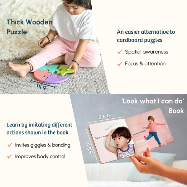 Curious Cub Montessori Wooden Play & Learning Activity Kit - Level 9 (19+M) - Dezine Kids