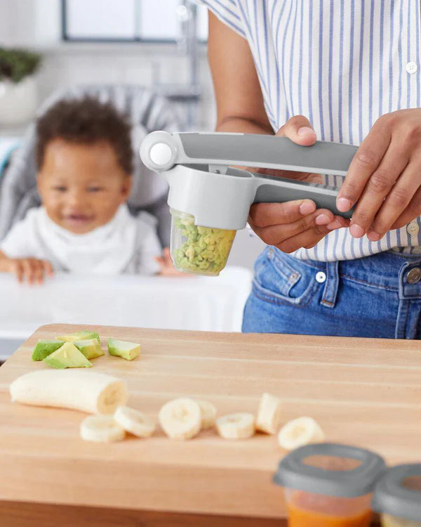 Weaning Accessory Easy-Prep Store And Starter Set Grey 3 To 36 Months - Dezine Kids