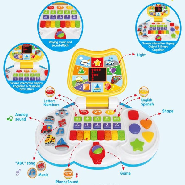 Five Star Multifunctional Educational & Reading Tablet Machine Set - Dezine Kids