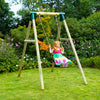 Plum Bush Baby Wooden Swing Set