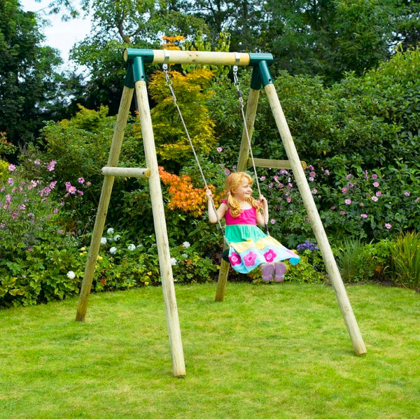 Plum Bush Baby Wooden Swing Set