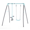 Plum Premium Metal Single Swing And Glider With Mist