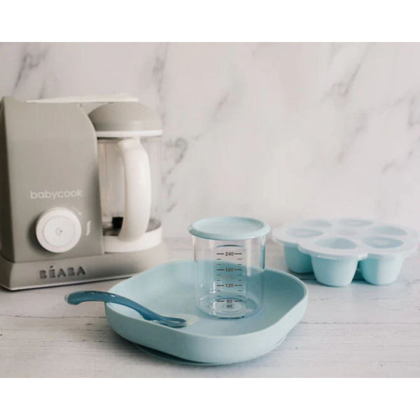 Beaba Silicone Suction Plate - Light Blue