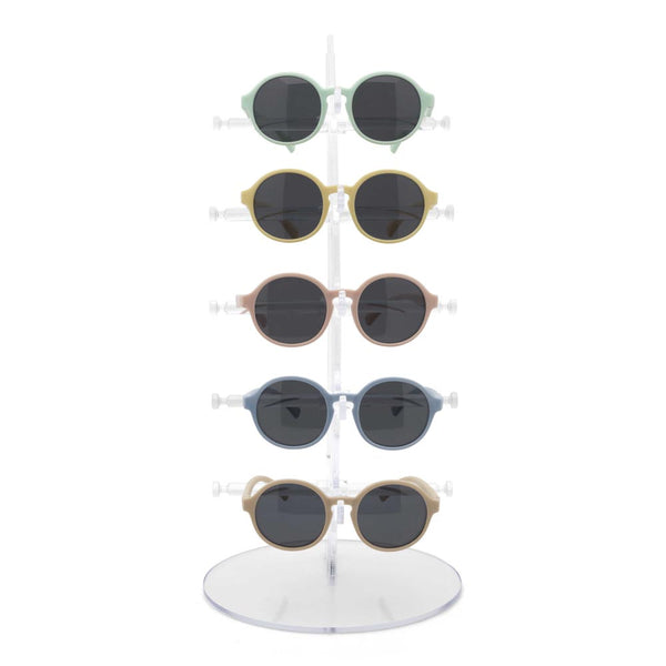 Dooky Original Fiji Round Sunglasses with UV A & UV B Protection - Cappuccino