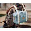 Beaba Mini Paris Baby Diaper Bag with 5L Capacity, Multi Pocket Organizer with Stroller Clips - Sage Green - Dezine Kids