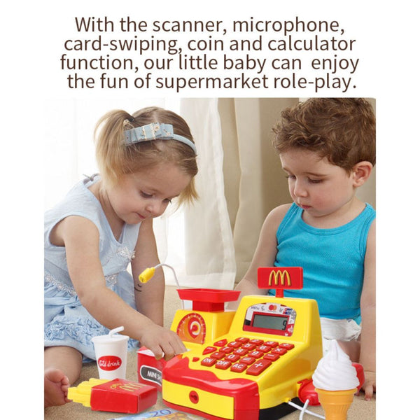 Five Star Kids Battery Operated Supermarket Checkout Plastic Shopping Set - Dezine Kids