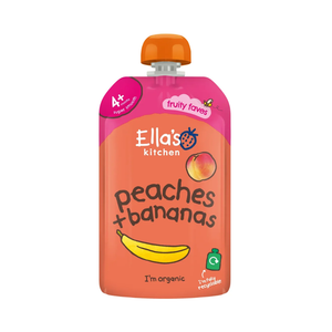 Ellas Kitchen Baby Puree Pouch, 4+ months 120g - Peaches & Bananas