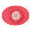 EzPz Tiny Bowl 100% Food Grade Silicone Suction Bowl Non Slip & Microwave Safe - Coral