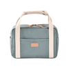 Beaba Mini Paris Baby Diaper Bag with 5L Capacity, Multi Pocket Organizer with Stroller Clips - Sage Green