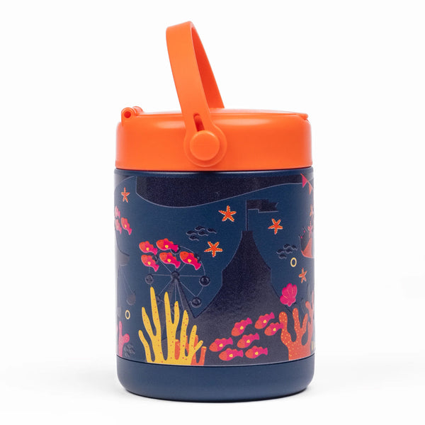 Kicups Joyful Jar Stainless Steel Insulated Food Jar 488ml - Fin Fiesta