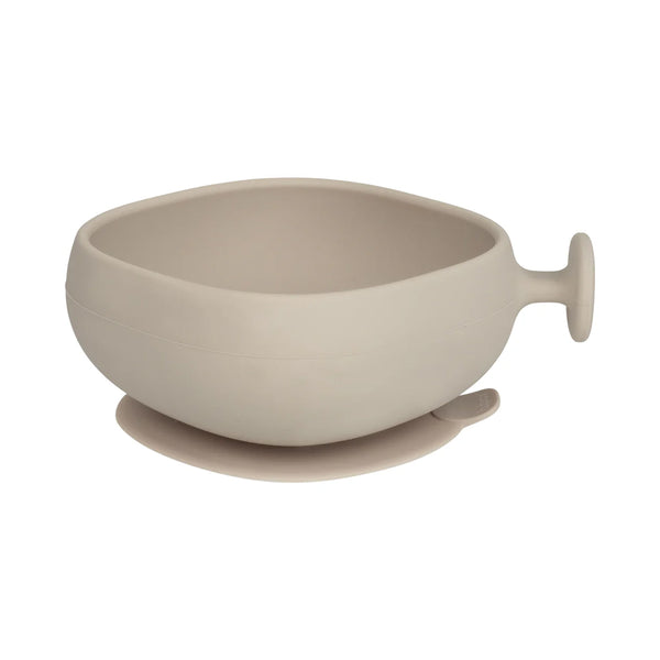 B.Box Silicone Bowl Plus Lid With Suction Base - Latte Biege