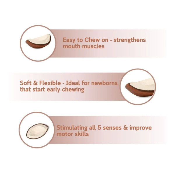 Coco The Coconut Natural Rubber Teether