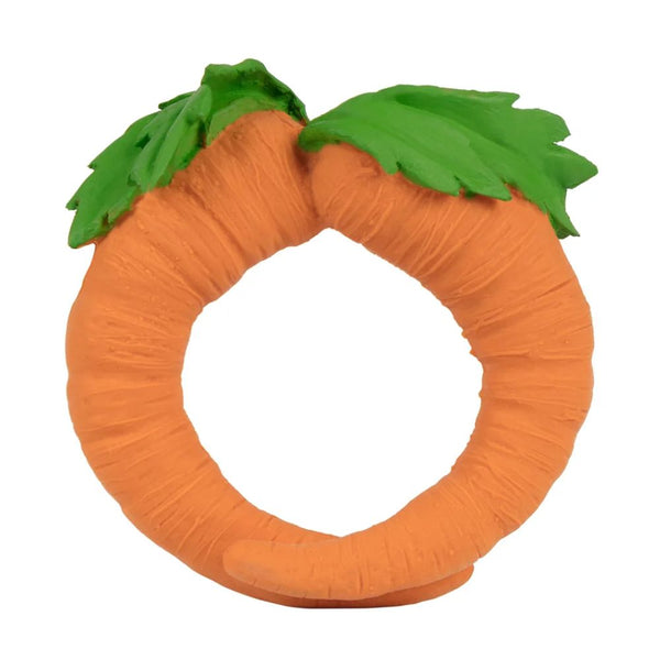 Cathy The Carrot Natural Rubber Teether - dezinekids.com