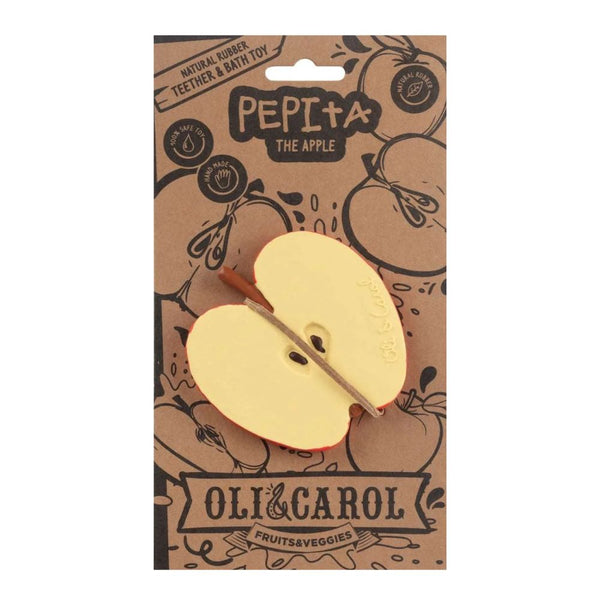 Pepita The Apple Natural Rubber Teether