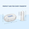 Hopop Silicone Baby Finger Toothbrush with Case -Pack of 2 - Dezine Kids