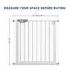 Hopop Baby Safety Gate for Kids with Two-Way Auto-Close- 75x85 Cm - Dezine Kids