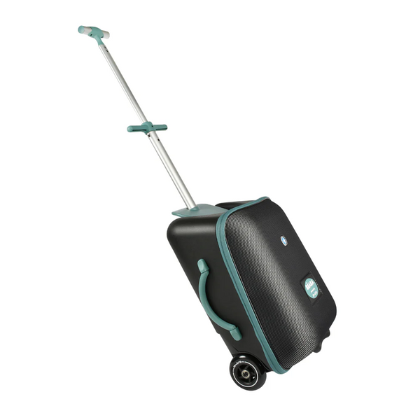 Beaba Ride On Cabin Luggage Suitcase with Child Seat, Aged 4 and Above, Expandable Large Opening Capacity 22 L