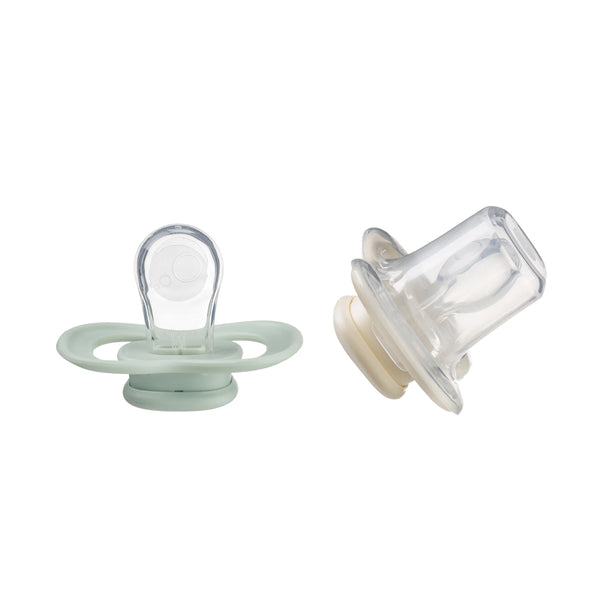 B Box Silicone Pacifiers Pack Of 2 (6-18M) - Sage & Vanilla