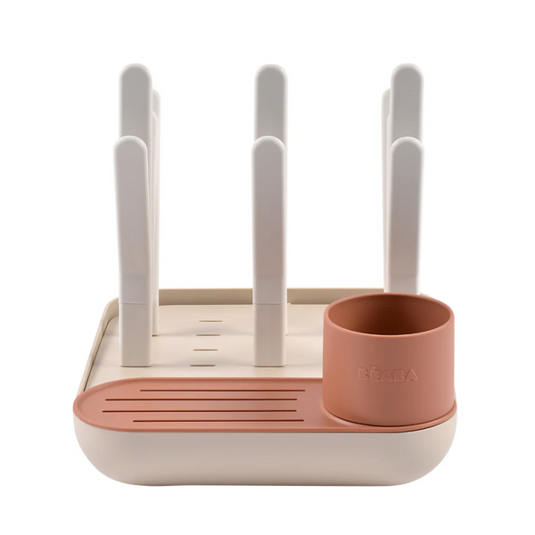 Beaba Forest Bottle Drying Rack - Terracotta/Clay