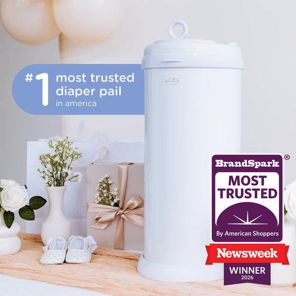 Ubbi Diaper Pail - Blush Pink