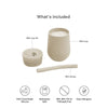 EzPz Mini Cup + Straw Training System for Toddlers - Oat