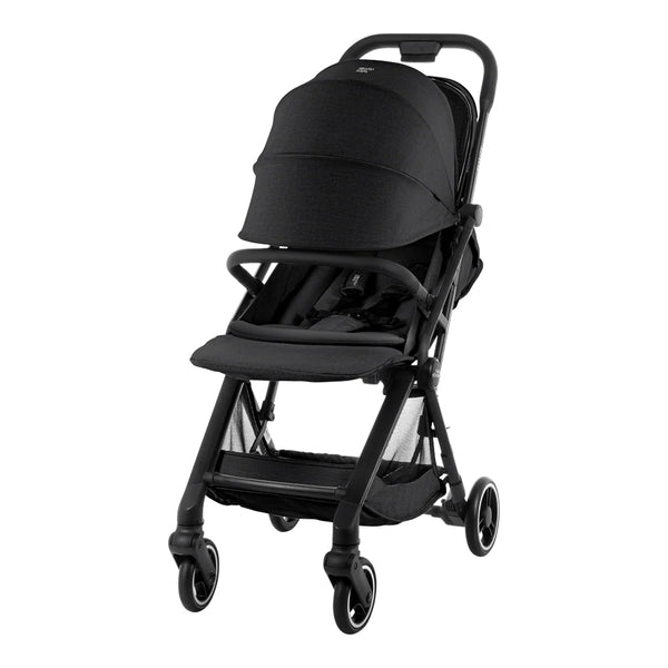 Britax Flylite Cabin Friendly Stroller 0 to 4 Years - Carbon Black - Dezine Kids