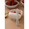 Beaba 2nd Stage Silicone Spoon with Ultra Soft Tip, Gum Friendly, Ergonomic Handles, BPA Free - Misty Green