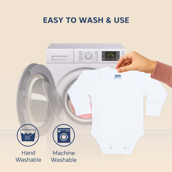 Hopop Baby Cotton Round Neck Full Sleeve Romper Pack of 1