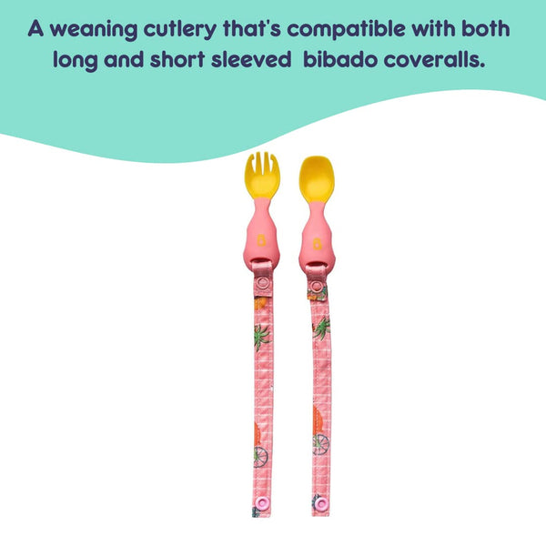 Bibado Handi Cutlery Attachable Weaning Cutlery Set -