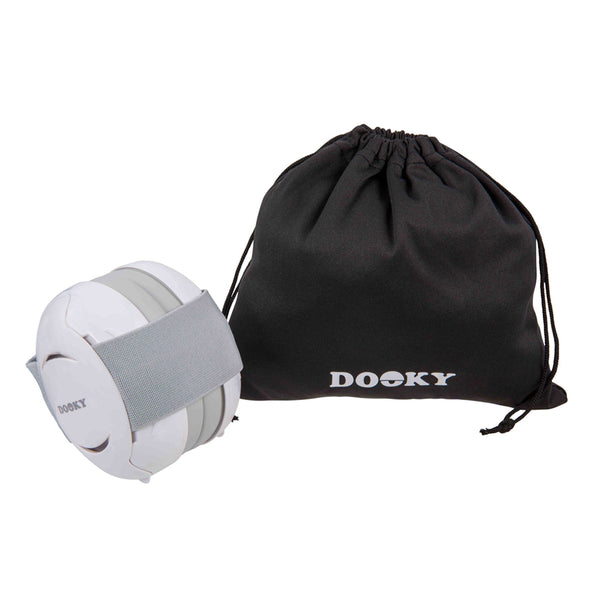 Dooky Baby Ear Protection for 0 to 3 Years - White